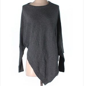 Acrobat Asymmetrical Draped Grey Sweater (Small)